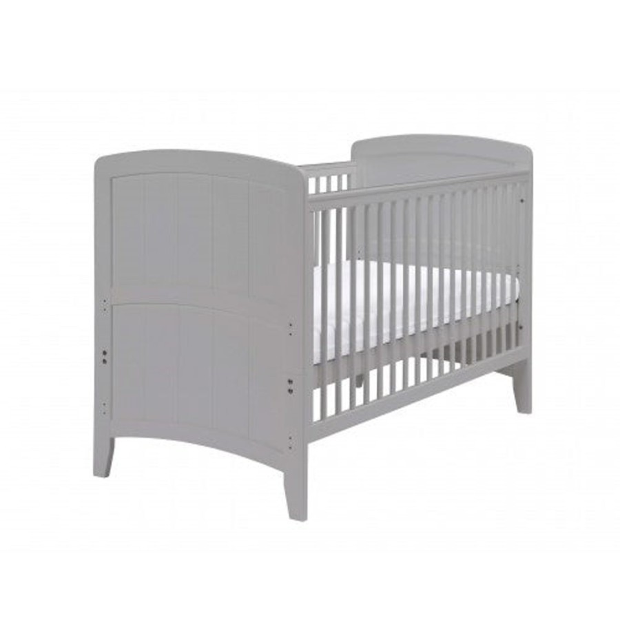 Baby & Nursery littlehelper Cot Beds | 2-In-1 Lullaby Cot Bed | Wooden Toddler Bed | Chalky Grey