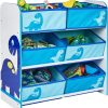 Baby & Nursery littlehelper Toy Box | Diddi Dino Kids Toy Storage Unit | 6 Bin Storage | Kids Storage Unit