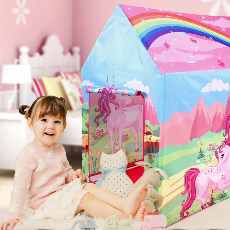 Playtime littlehelper Role Play Toys | Children'S Pop-Up Unicorn Playhouse Tent | Role Play Fun | Den