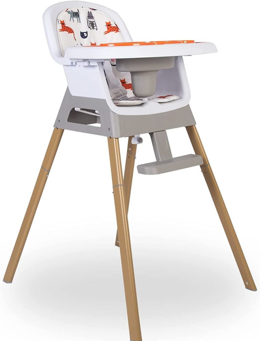 Mealtime littlehelper | 4-In-1 Grow-With-Me Baby High Chair, Low Chair & Booster Seat For Chairs | 6 Months - 6 Years