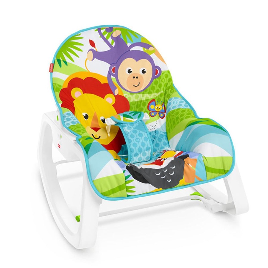 Baby & Nursery littlehelper Baby Bouncers | Grow-With-Me | 2-In-1 Baby Rocker | Toddler Rocking Chair | Safari Friends | 0M - 5Yrs