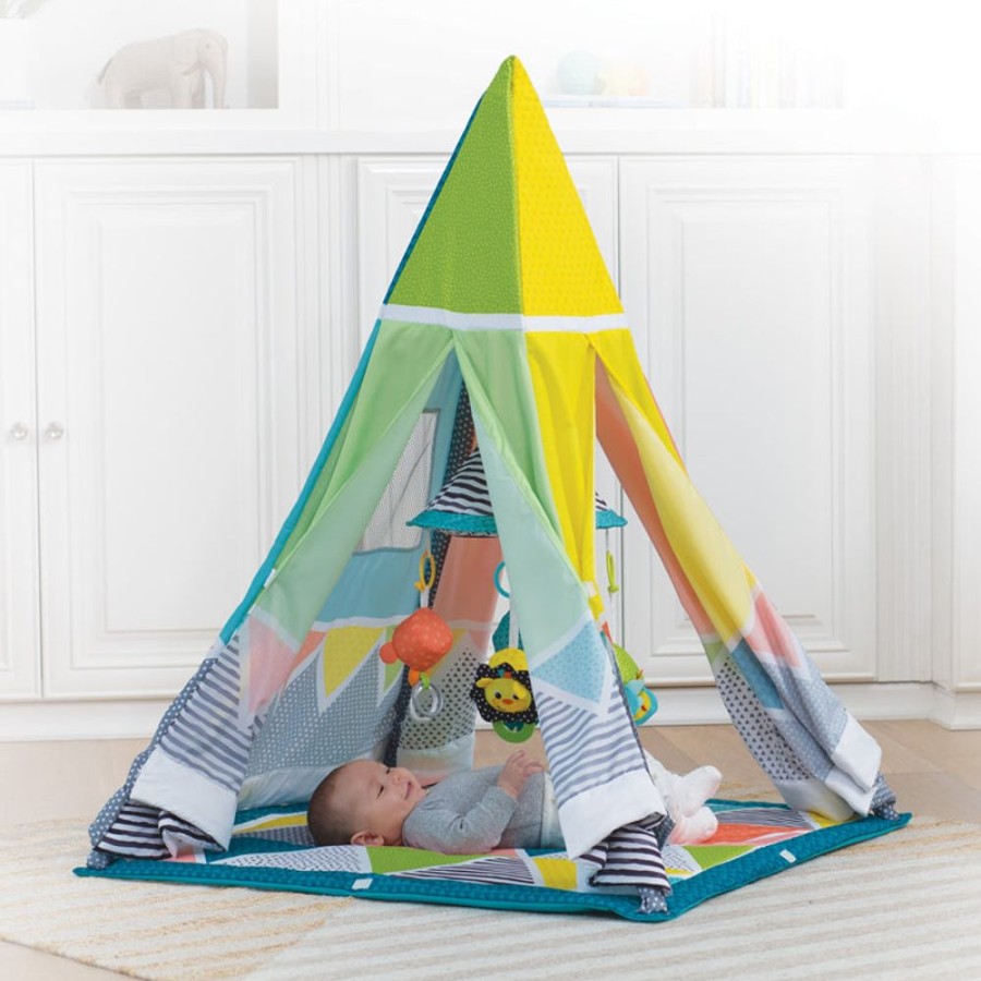 Baby & Nursery littlehelper Baby Play Gyms | Triangle Teepee | Grow-With-Me Baby & Toddler Activity Gym | Baby Play Mat | Baby Gym