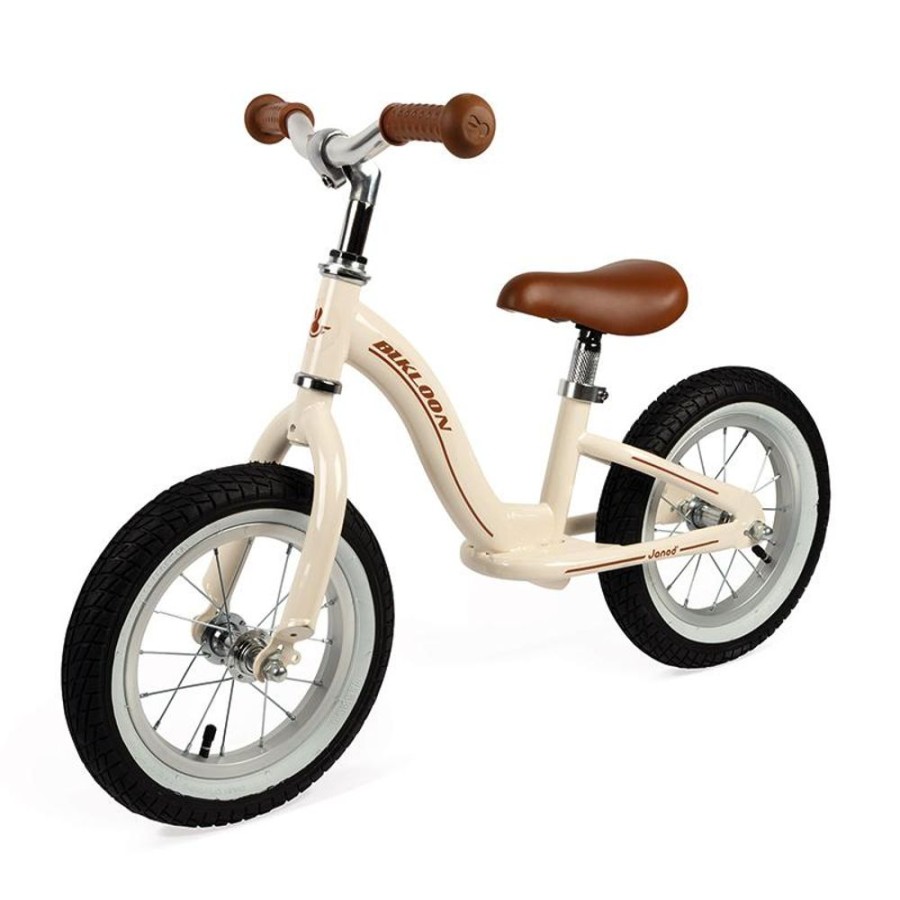 Baby & Nursery littlehelper Baby Gifts | Rockers, Ride Ons & Bikes | Metal Vintage Bikloon Balance Bike | Beige | Bikes