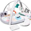 Baby & Nursery littlehelper Baby Play Gyms | 7-In-1 Five Senses Multipurpose Activity Baby Gym | Washable Baby Play Mat | 2 Detachable Non-Slip Mats