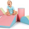 Baby & Nursery littlehelper Baby Play Mats | Indoor Soft Play Equipment | Montessori 5 Piece Foam Play Set | Soft Play Slide | 9M -3 Years