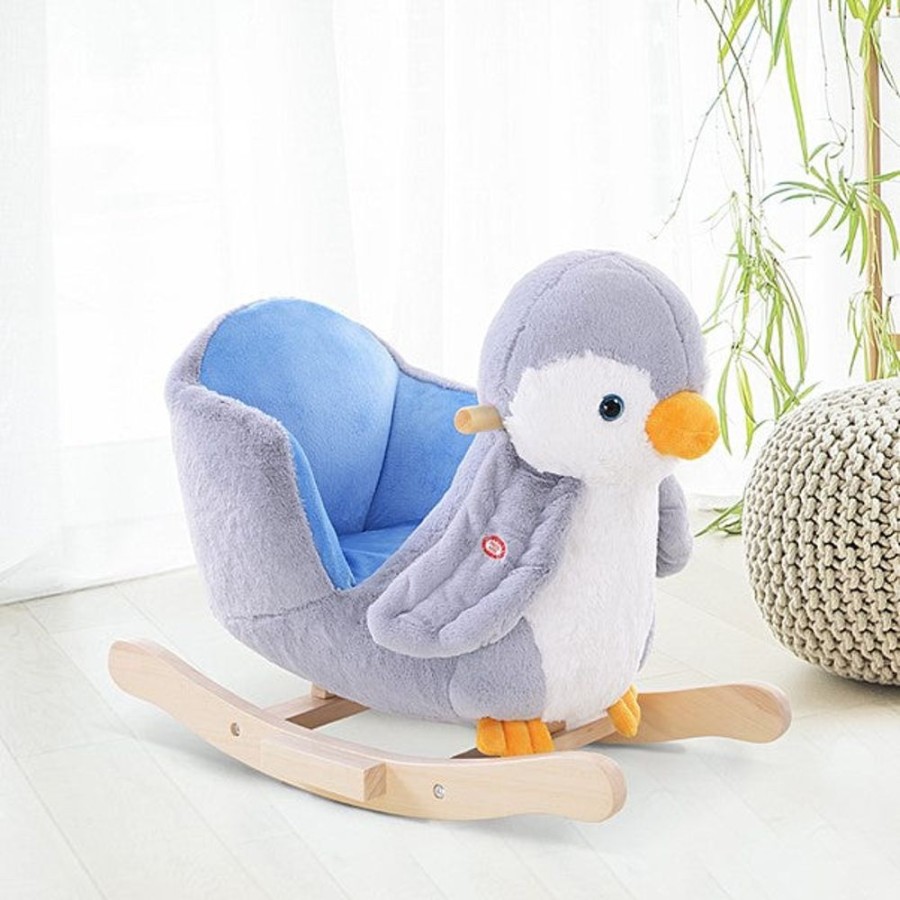 Playtime littlehelper Rocking Horses | Super Soft Musical Rocking Horse Penguin With 32 Songs | 18M+