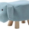 Toddler Furniture & Accessories littlehelper | Kids Super Cute & Soft Stool & Footrest | Soft Blue Dog Design