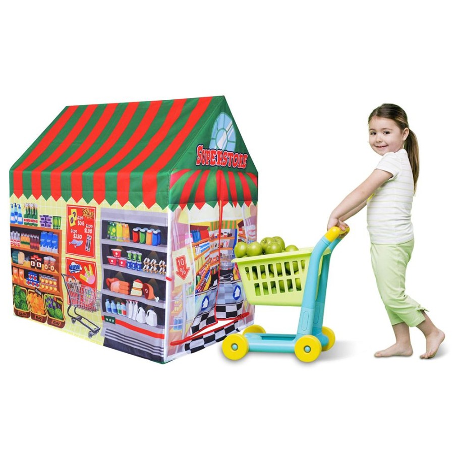 Playtime littlehelper Playhouses, Teepees & Dens | Children'S Pop-Up Wendy House | Supermarket Play Tent | Den