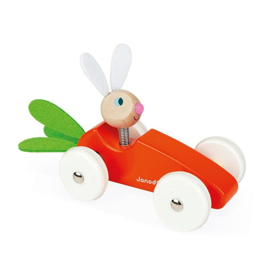 Playtime littlehelper Wooden Toys | Activity & Educational Toys | Lapin Carrot Car | Wooden Toys