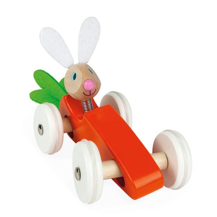 Playtime littlehelper Wooden Toys | Activity & Educational Toys | Lapin Carrot Car | Wooden Toys