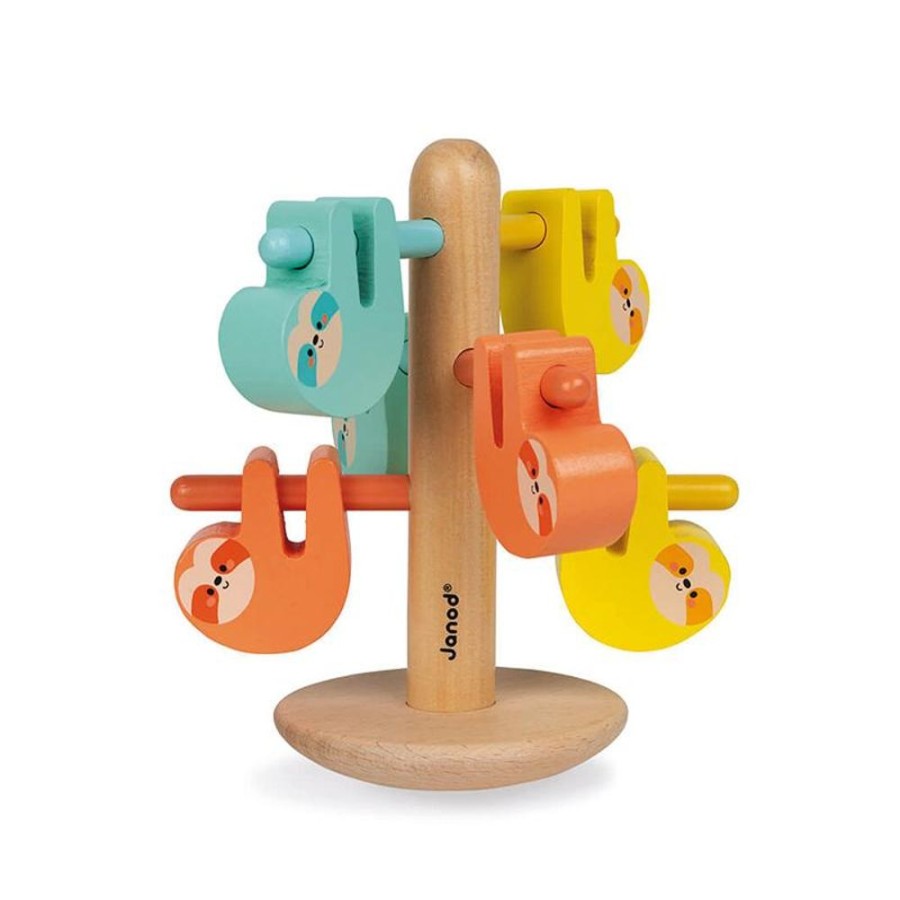 Playtime littlehelper Wooden Toys | Activity & Educational Toys | Wwf Balancing Colored Sloths | Wooden Toys