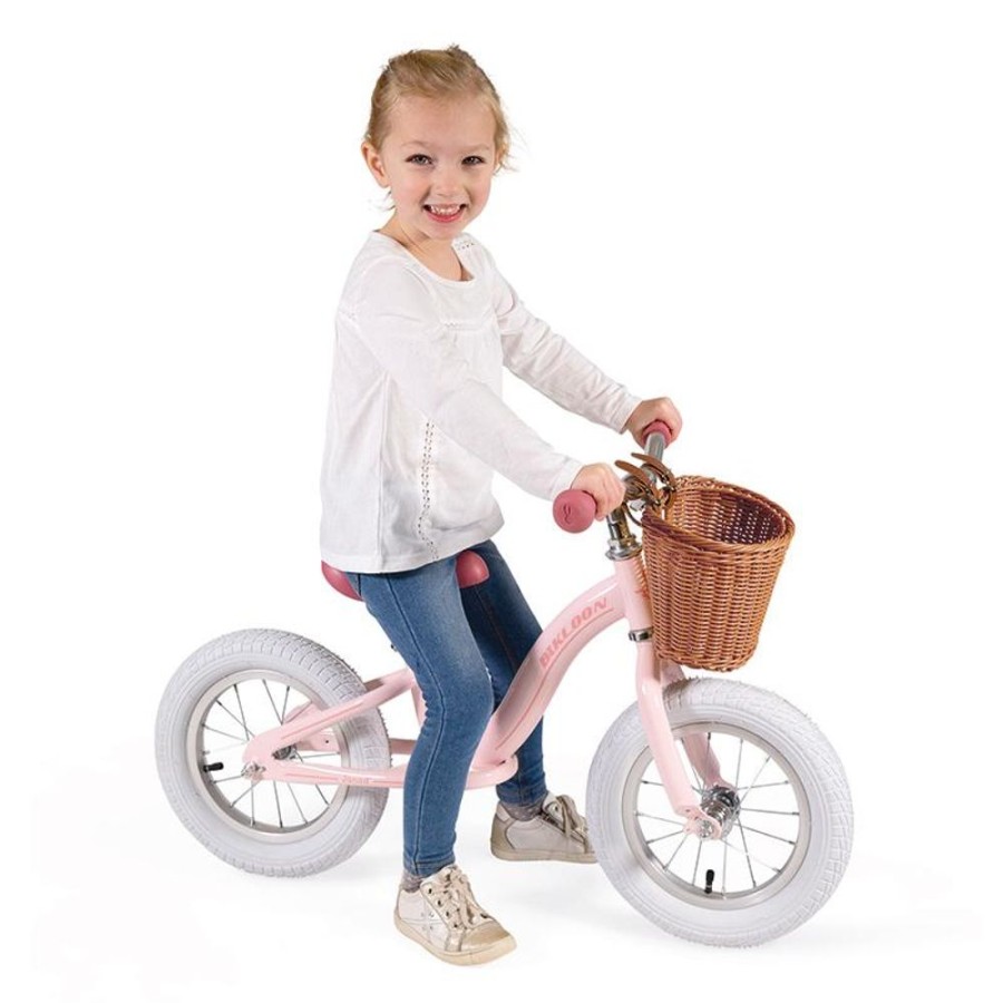 Baby & Nursery littlehelper Baby Gifts | Rockers, Ride Ons & Bikes | Metal Vintage Bikloon Balance Bike | Pink | Bikes