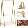 Toddler Furniture & Accessories littlehelper | Solid Pine Toddler Friendly Montessori Inspired Dress Up Rail | 2 Rails And Storage Shelf | 1.5M High | Natural