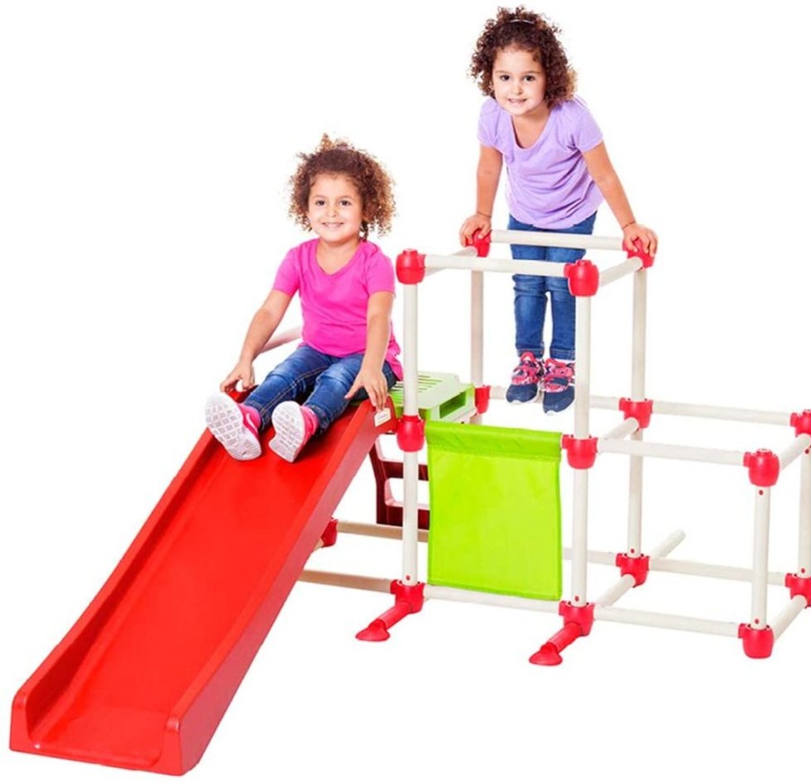 Playtime littlehelper Activity Toys | Indoor & Outdoor Kids Climbing Frame With Slide | Climbing Frame With Monkey Bars | 18M- 5 Years