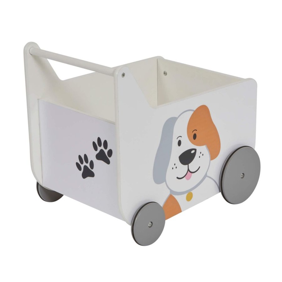 Playtime littlehelper Montessori Toys & Products | Montessori Toy Box | Toy Storage | Cat And Dog Push Along Trolley