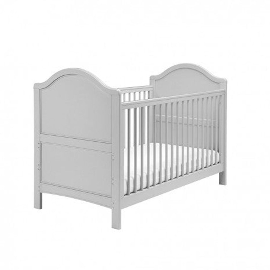 Baby & Nursery littlehelper Cot Beds | Eco-Conscious 3-In-1 Cot Bed | Toddler Bed | Day Bed | Whisper Grey | Versailles Collections