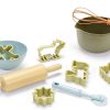 Playtime littlehelper Role Play Toys | 11 Piece 100% Recyclable Bio-Plastic Baking Set | Eco-Conscious | Montessori Learning | 2Years+