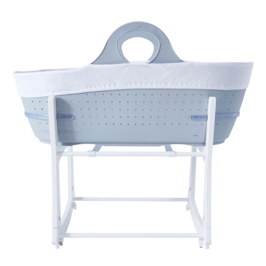 Baby & Nursery littlehelper Moses Baskets | Moses Basket & Stand With Waterproof Mattress | Whisper Grey