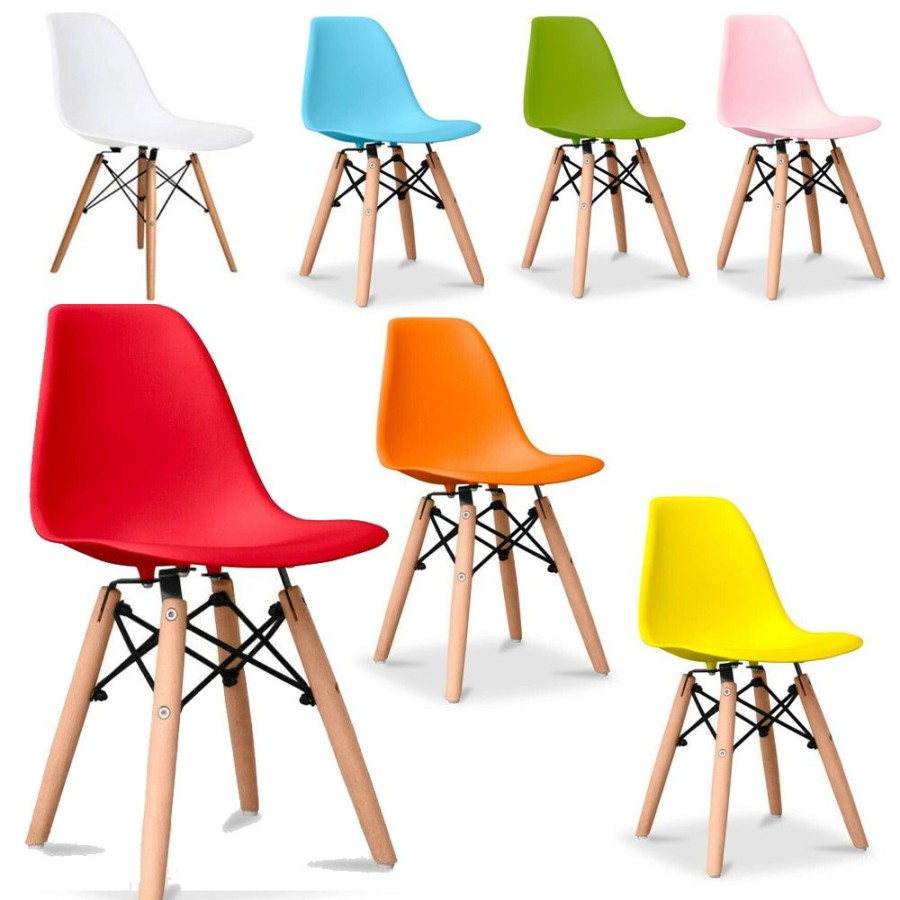 Toddler Furniture & Accessories littlehelper | Eames Dsw Design-Inspi Toddler Contemporary Solid Wooden Chair | 3-5 Years