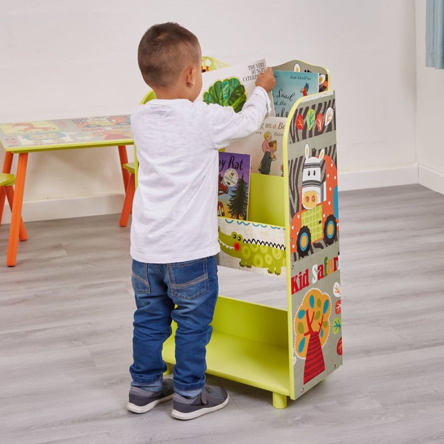 Toddler Furniture & Accessories littlehelper | Childrens | Kid'S Safari Bookshelf | Bookcase | Toy Storage