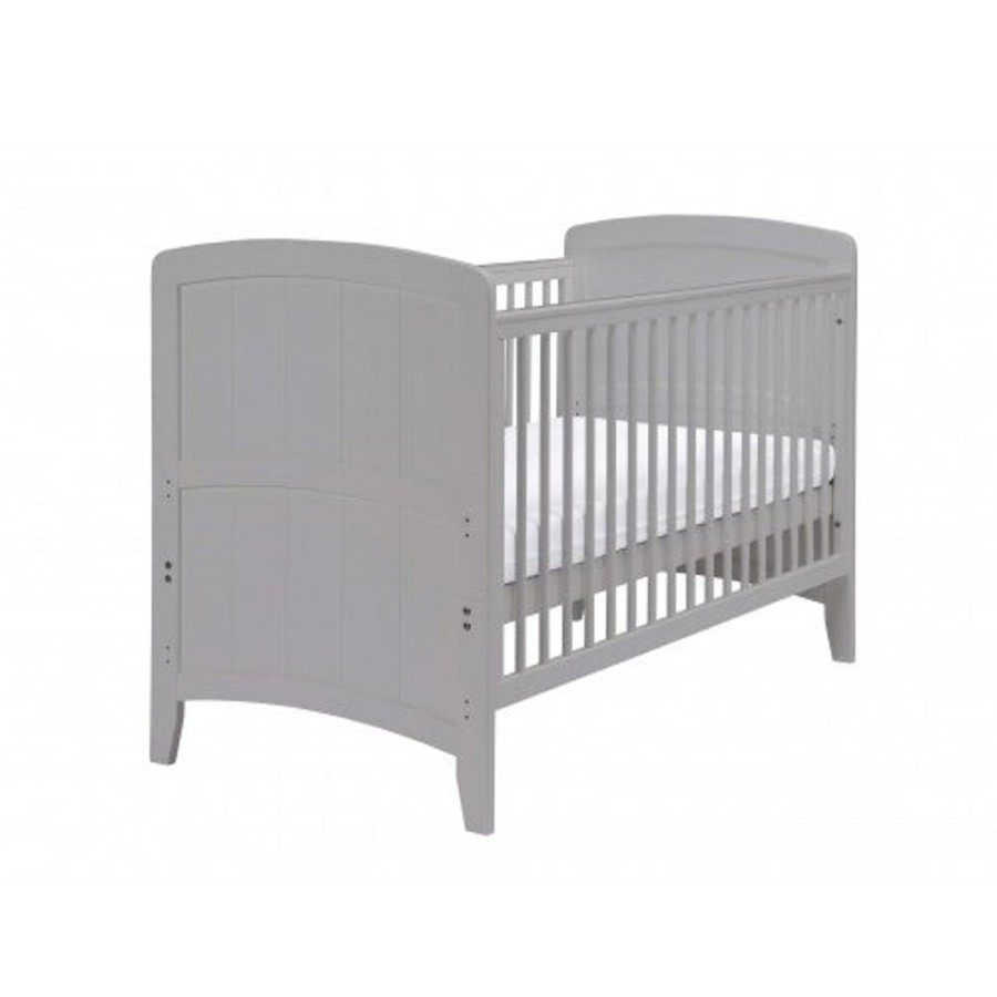 Toddler Furniture & Accessories littlehelper Toddler Beds | 2-In-1 Lullaby Cot Bed | Wooden Toddler Bed | Chalky Grey