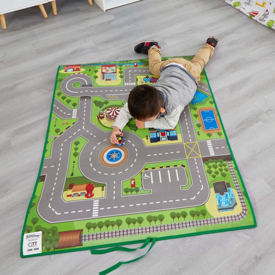 Baby & Nursery littlehelper Baby Play Mats | Interactive | Educational Mini City Rug & Game | Play Mat With App | 120 X 90Cm