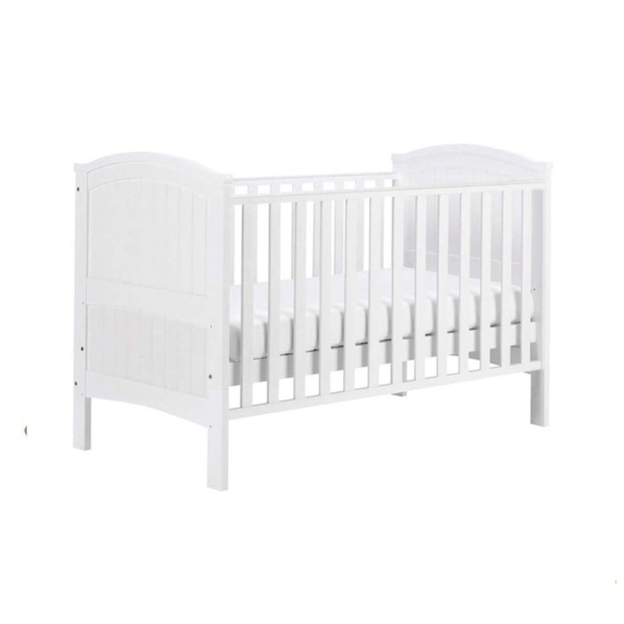 Toddler Furniture & Accessories littlehelper Toddler Beds | Sunshine Cot Bed | 2-In-1 Cot Bed | Eco-Friendly Cot | Wooden Junior Bed | Bright White