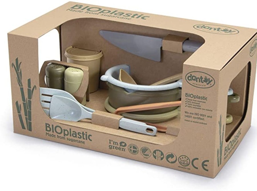 Playtime littlehelper Role Play Toys | 11 Piece 100% Recyclable Bio-Plastic Kitchen Set | Eco-Conscious | 2 Years +