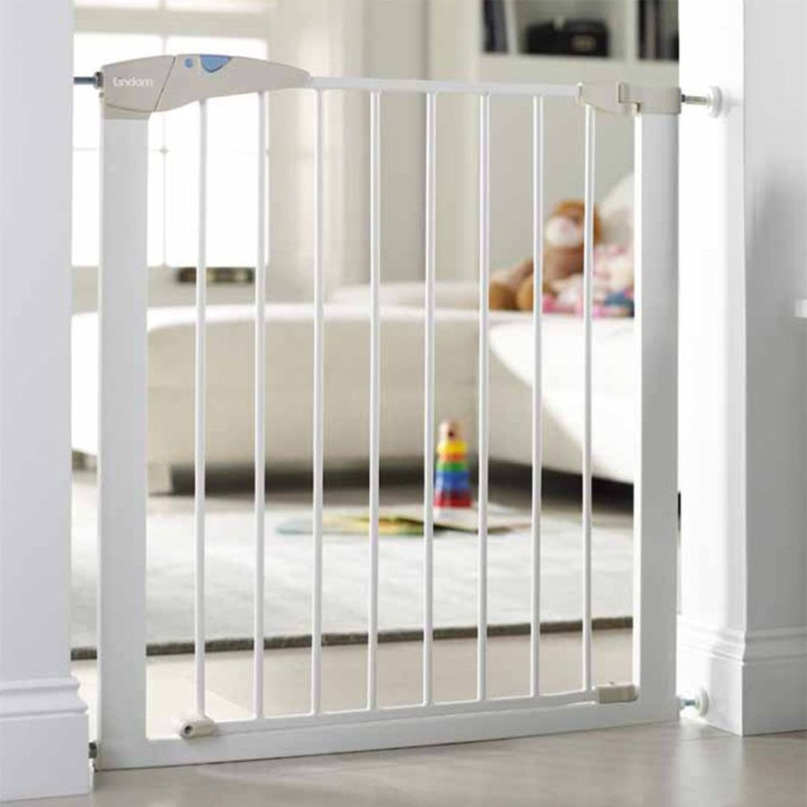 Baby & Nursery littlehelper Stair Gates | Lindam Sure Shut Axis Gate | Baby Gate | White Stair Gate (75-82Cm)