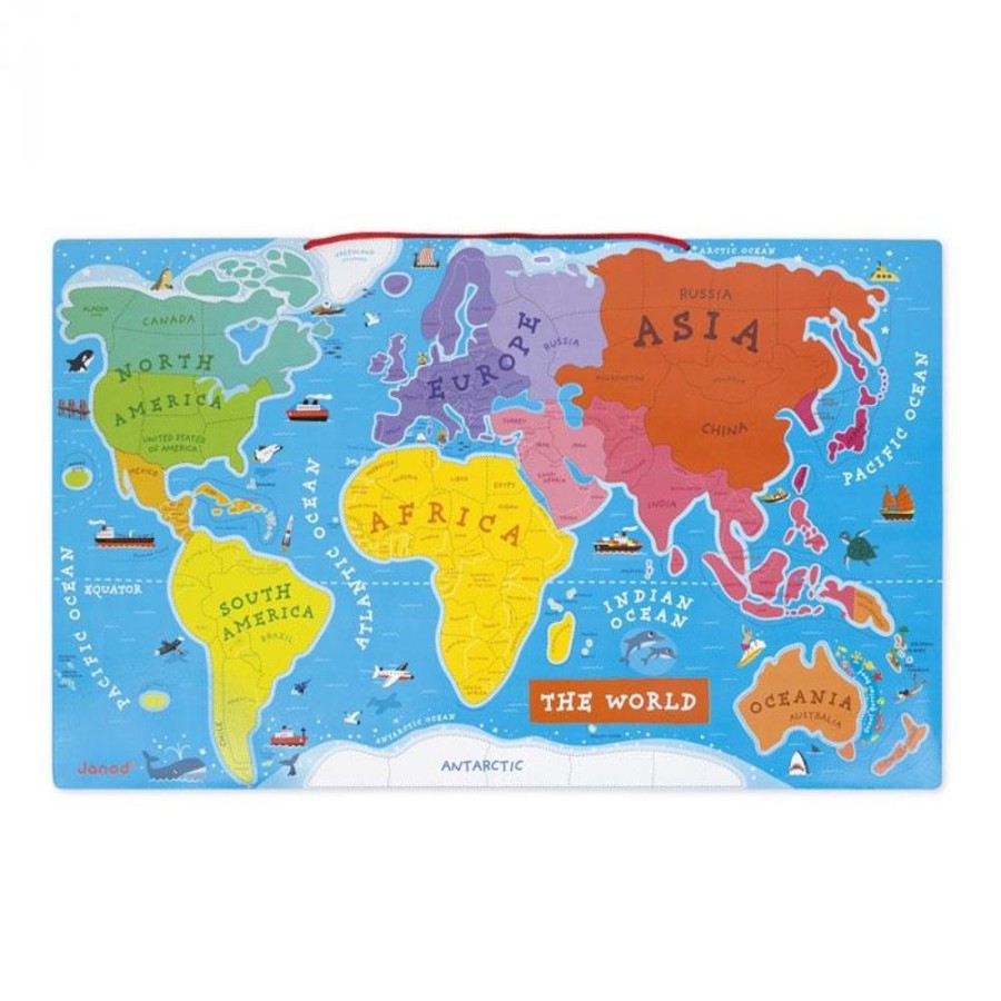 Baby & Nursery littlehelper Baby Gifts | Preschool Toys | Magnetic World Map Puzzle | Puzzles & Games