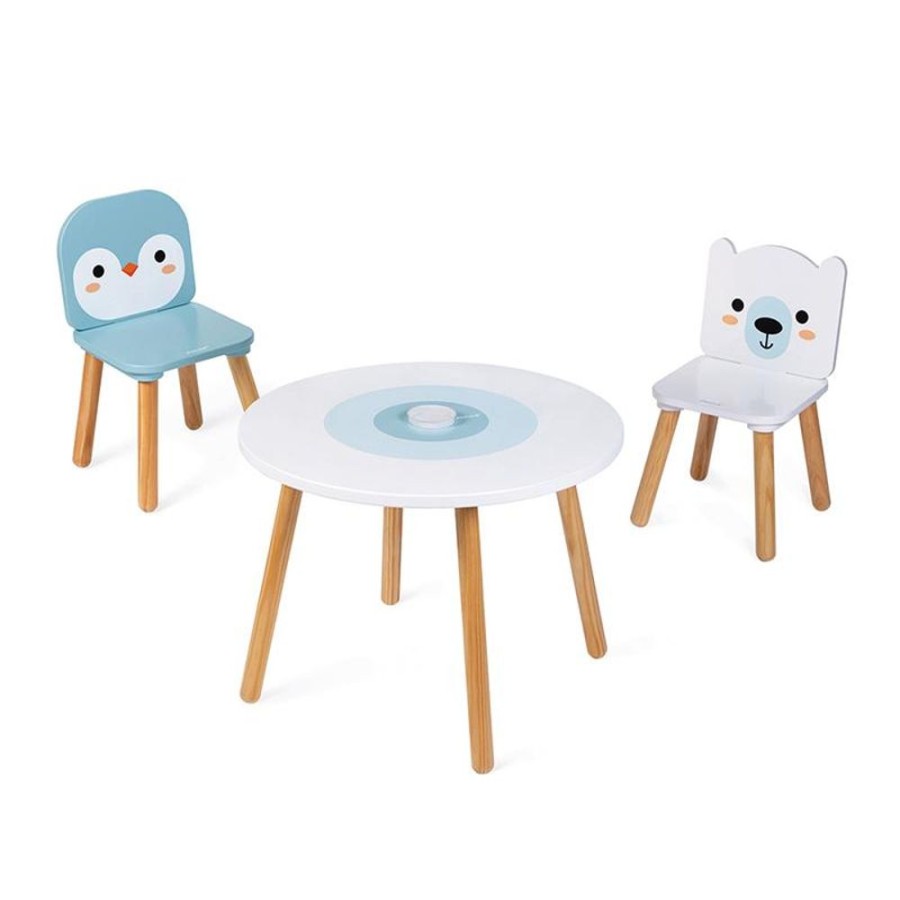 Playtime littlehelper Wooden Toys | Activity & Educational Toys | Table And 2 Chairs - Polar | Activity Centres, Playsets & Tables