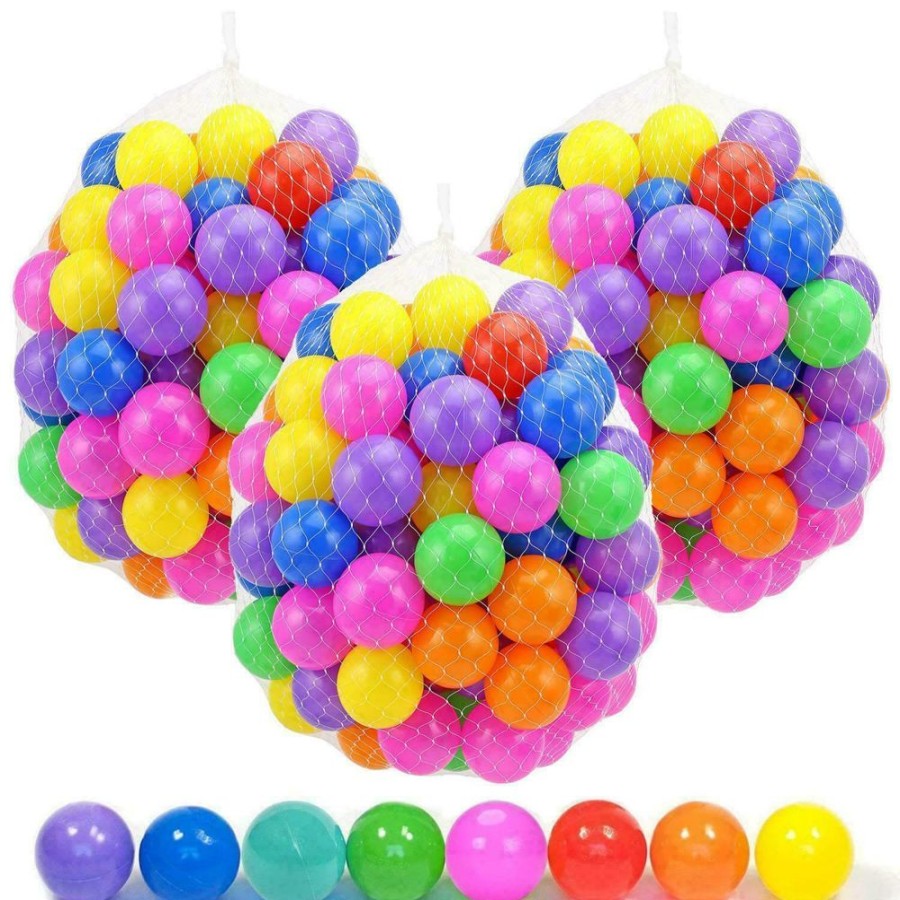 Baby & Nursery littlehelper Baby Play Gyms | Balls For Ball Pits And Playpens | Plastic Lightweight Soft Play Balls | Quantity Options