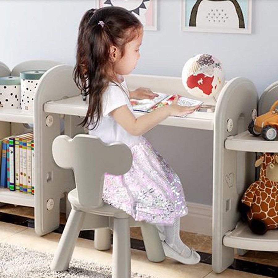 Toddler Furniture & Accessories littlehelper | 3-In-1 Height Adjustable & Modular Montessori Table & Chair | Bookcase | Toy Storage Unit | 1-6 Years