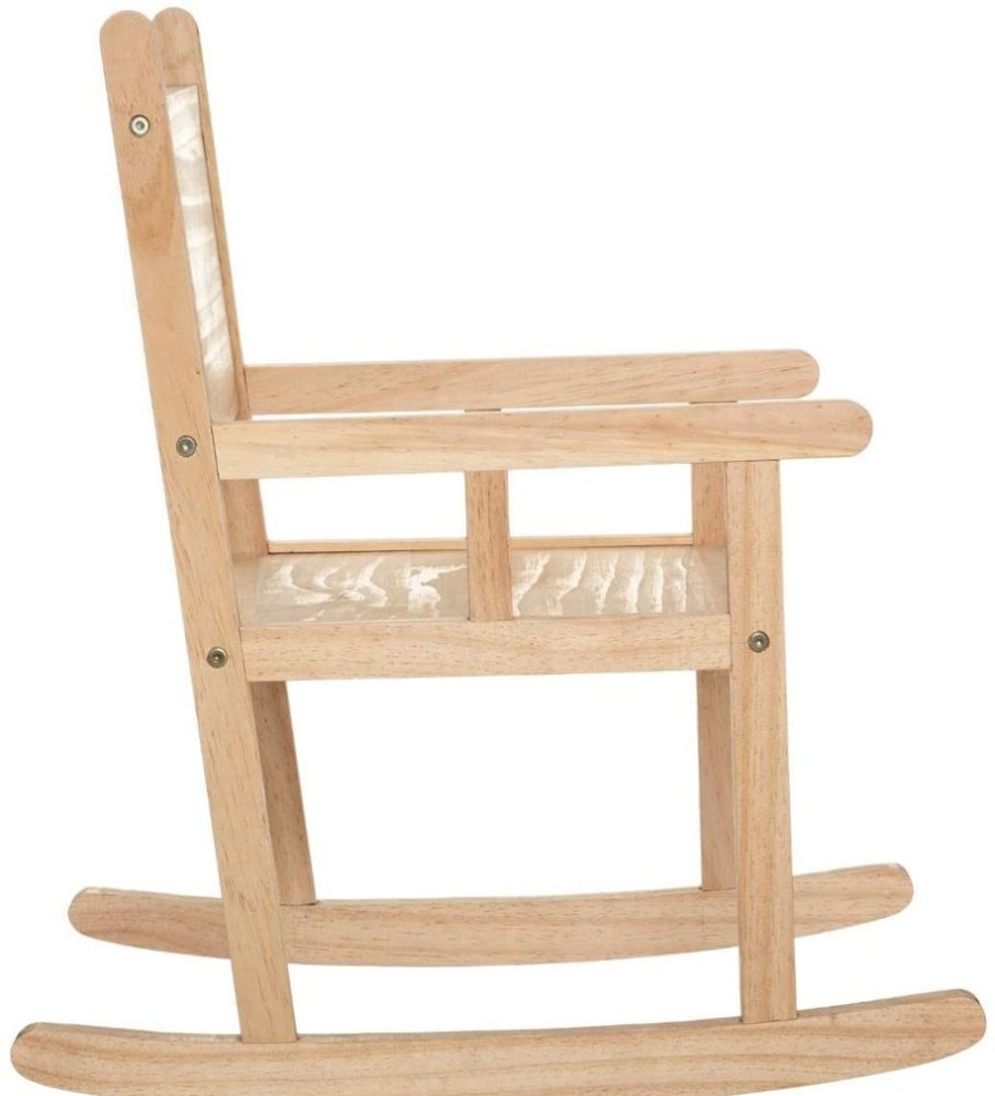 Toddler Furniture & Accessories littlehelper | Kids Eco-Friendly Solid Pine Wood Rocking Chair | Bedroom Furniture | Pine