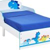 Toddler Furniture & Accessories littlehelper Toddler Beds | Diddi Dino Dinosaur Wooden Kids Bed | Beds For Toddlers | Kids Single Bed | Mattresses Available