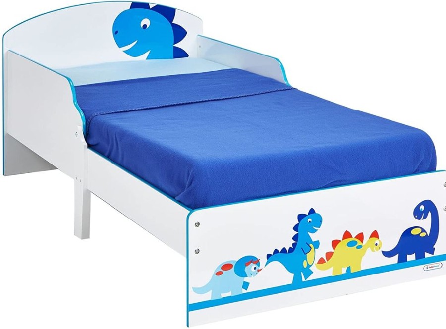 Toddler Furniture & Accessories littlehelper Toddler Beds | Diddi Dino Dinosaur Wooden Kids Bed | Beds For Toddlers | Kids Single Bed | Mattresses Available