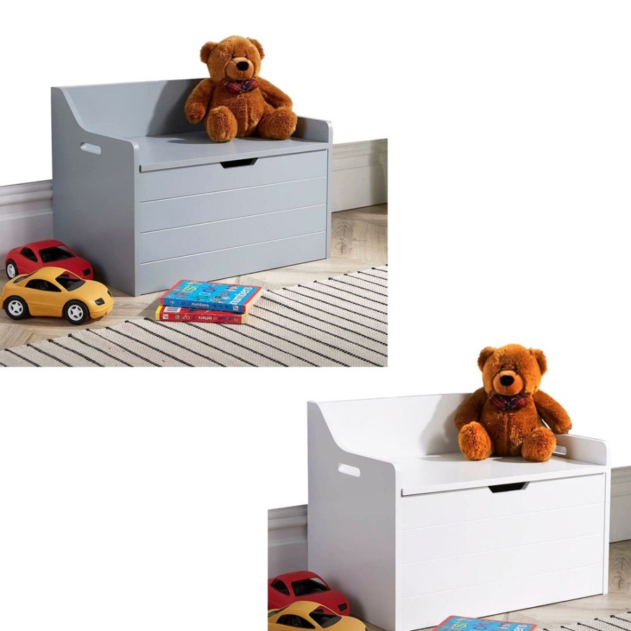 Toddler Furniture & Accessories littlehelper | Large Montessori Toy Box & Bench Seat With Slow Release Hinge | Ottoman | Blanket Box