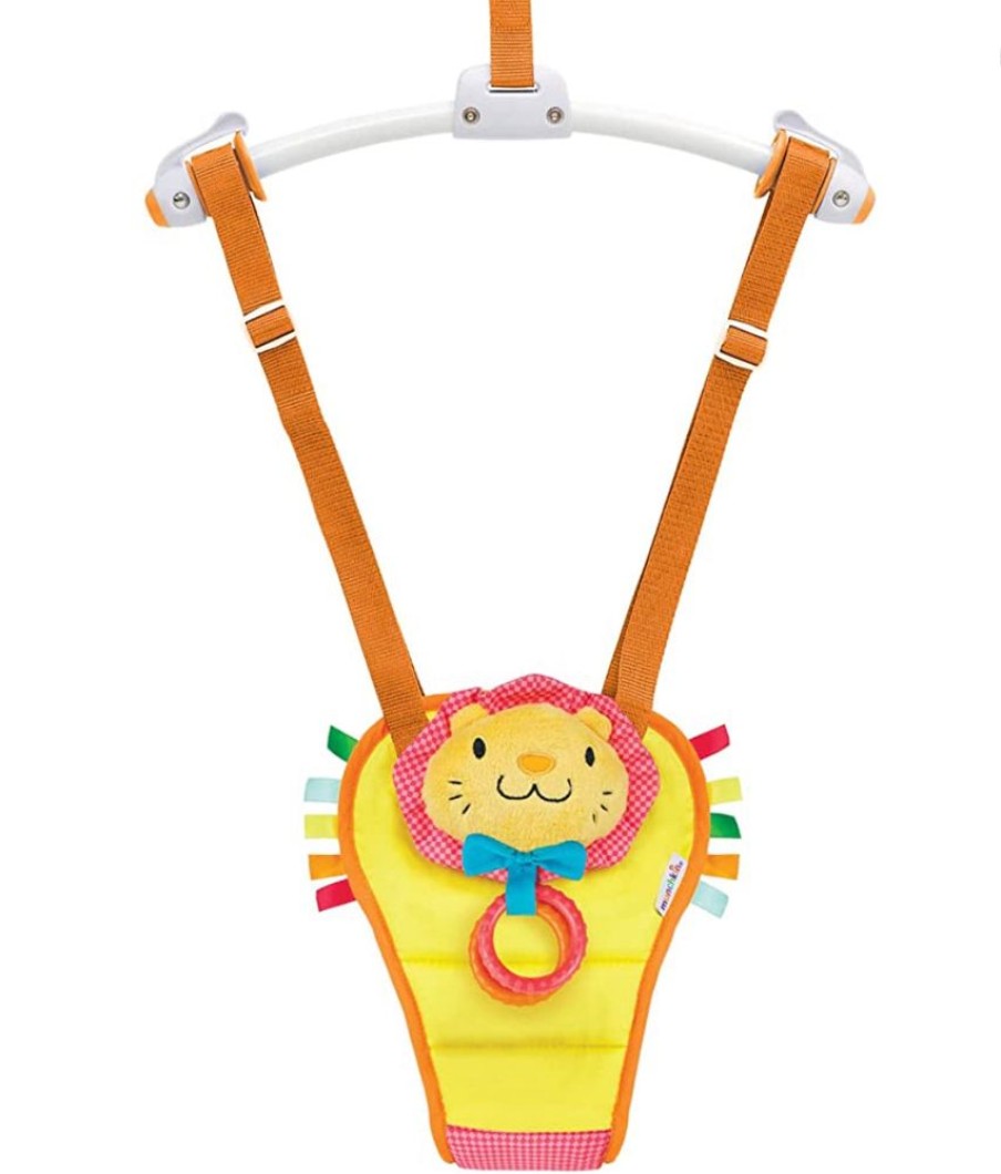 Baby & Nursery littlehelper Baby Doorway Bouncers | Spine-Supporting Secure Baby Door Bouncer Swing Seat | Red | 6-18 Months