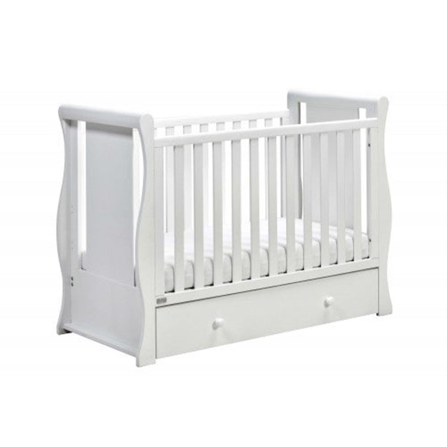 Toddler Furniture & Accessories littlehelper Toddler Beds | Willow Cot Bed With Drawers | Daybed | Toddler Bed | Pearl White