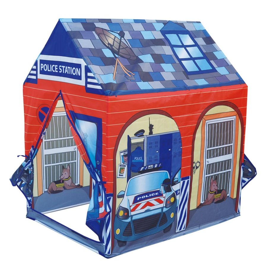 Playtime littlehelper Playhouses, Teepees & Dens | Children'S Pop-Up Police Station Play Tent | Role Play Fun | Den