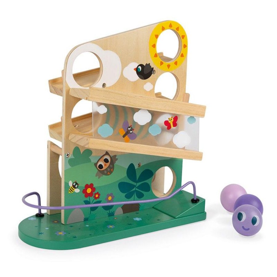 Playtime littlehelper Wooden Toys | Activity & Educational Toys | Caterpillar Ball Track | Wooden Toys