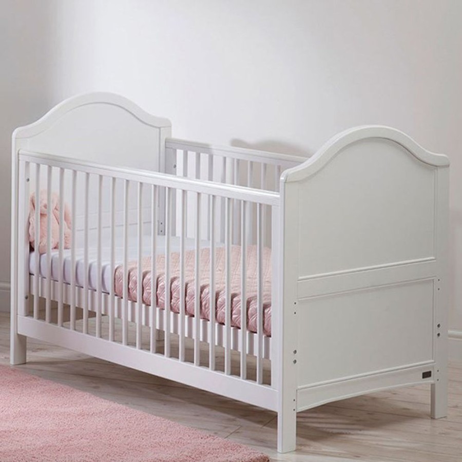 Baby & Nursery littlehelper Cot Beds | Eco-Conscious 3-In-1 Cot Bed | Toddler Bed | Day Bed | White | Eclipse Collection