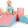 Baby & Nursery littlehelper Toys | Indoor Soft Play Equipment | Montessori 5 Piece Foam Play Set | Soft Play Slide | 9M -3 Years