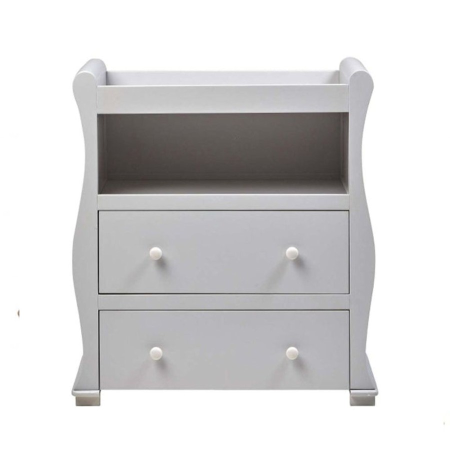 Baby & Nursery littlehelper Changing Units | Cocoon Wooden Chest Of Drawers | Baby Changing Unit With Drawers | Pebble Grey