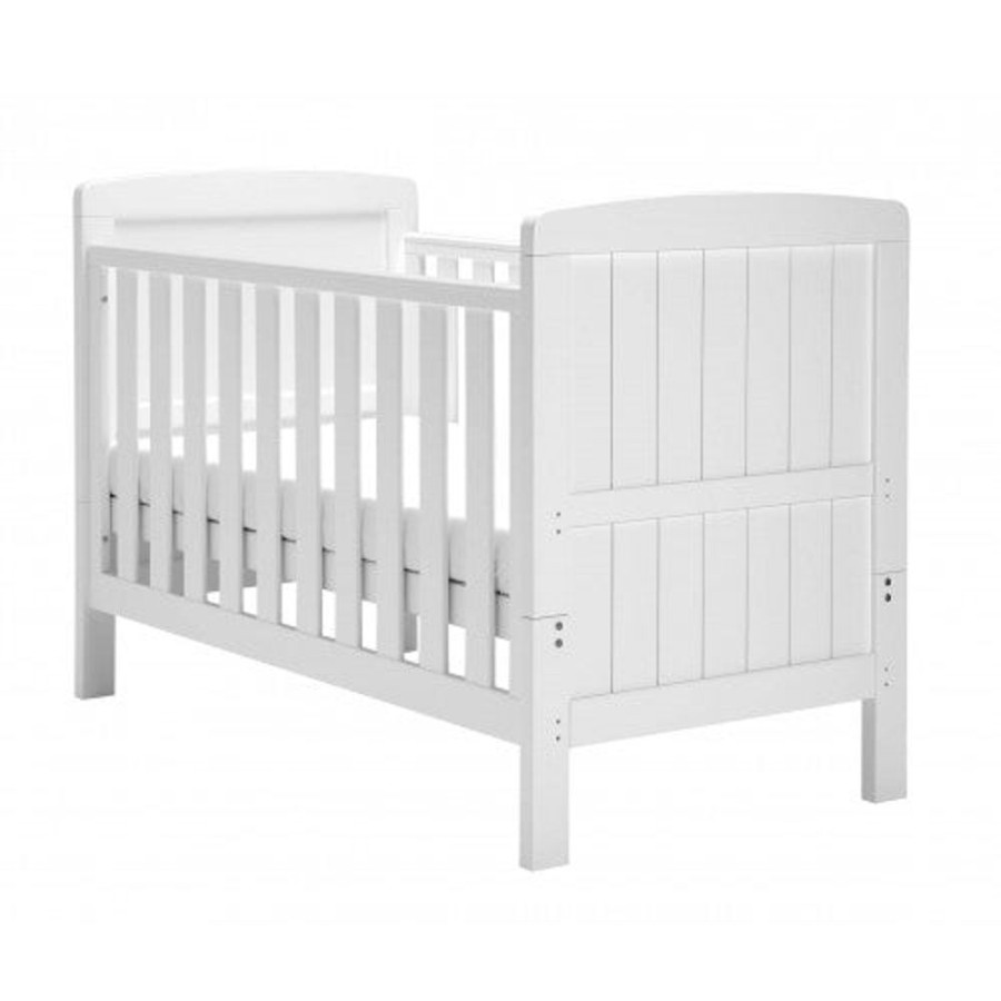 Toddler Furniture & Accessories littlehelper Toddler Beds | Sweet Lullaby Premium Classic Cot Bed | Wooden Toddler Bed | Snowdrop White