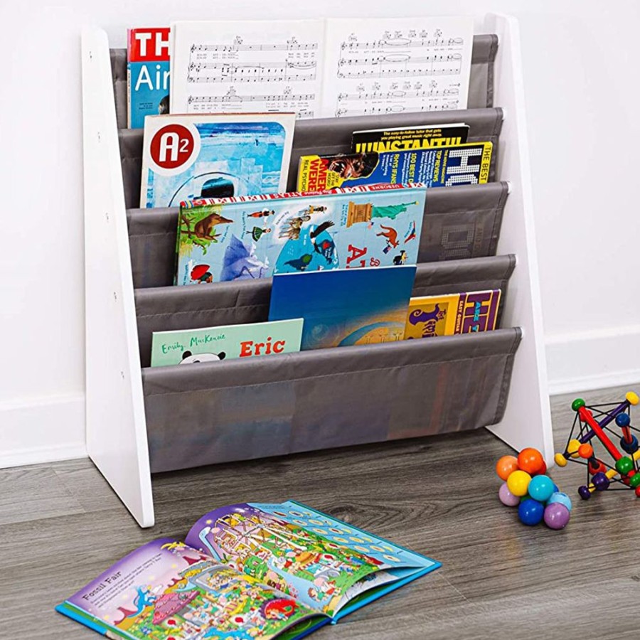 Playtime littlehelper Montessori Toys & Products | Montessori Sling Bookcase | Childrens Bookcase | Kids Bookshelf | Choice Of Colours | Washable