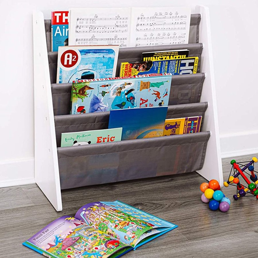 Toddler Furniture & Accessories littlehelper | Montessori Sling Bookcase | Childrens Bookcase | Kids Bookshelf | Choice Of Colours | Washable