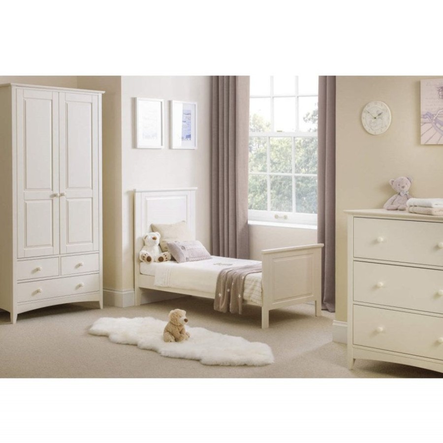 Baby & Nursery littlehelper Changing Units | Classic Shaker Style Solid Pine Chest Of Drawers | 6 Drawers | Ivory White