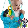 Baby & Nursery littlehelper Baby Bouncers | Spine-Supporting Secure Baby Door Bouncer Swing Seat With Detachable Toys | Multi Coloured | 6-12 Months