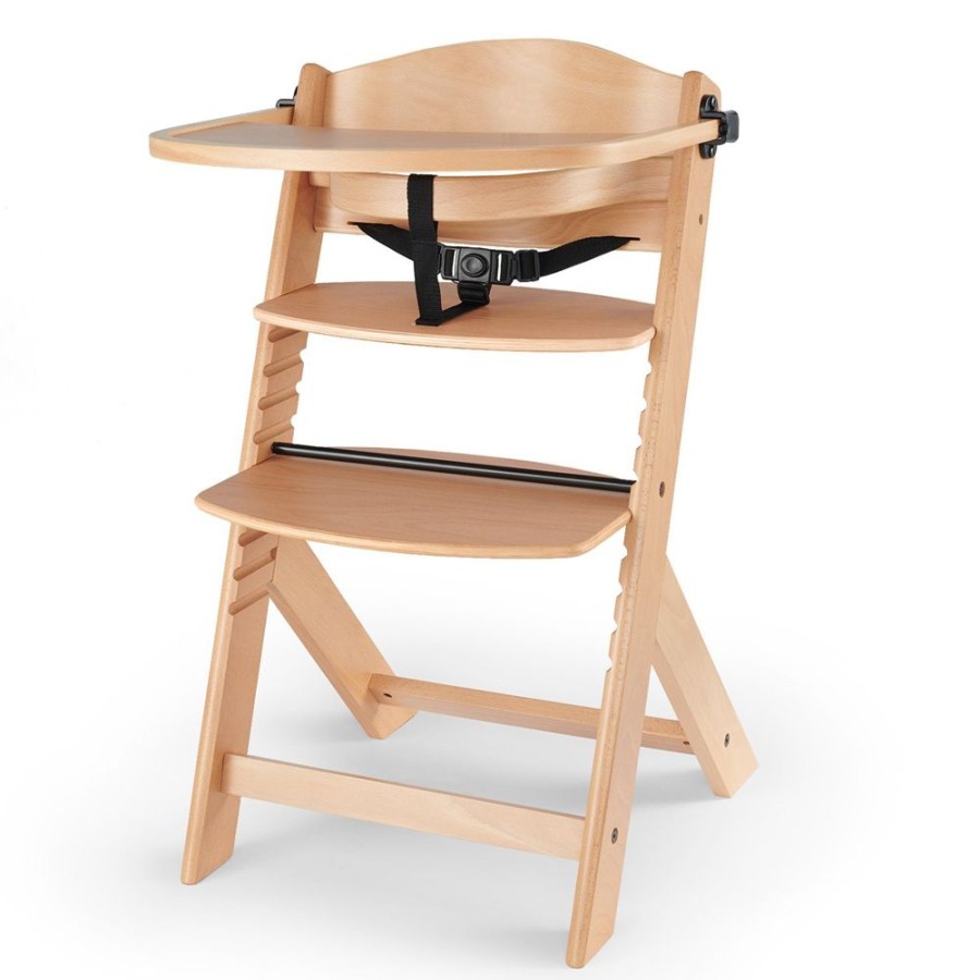 Mealtime littlehelper | Grow-With-Me Modern Eco-Wooden Highchair & Tray | Height Adjustable | Desk Chair | Natural | 6M - 10 Years